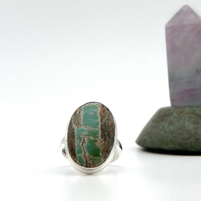 Anillo Variscita Talla 8