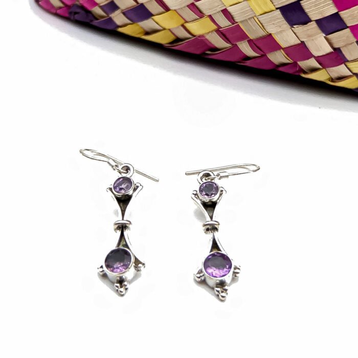 Aretes Amatistas