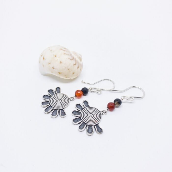 Aretes Sello Flor Xóchitl