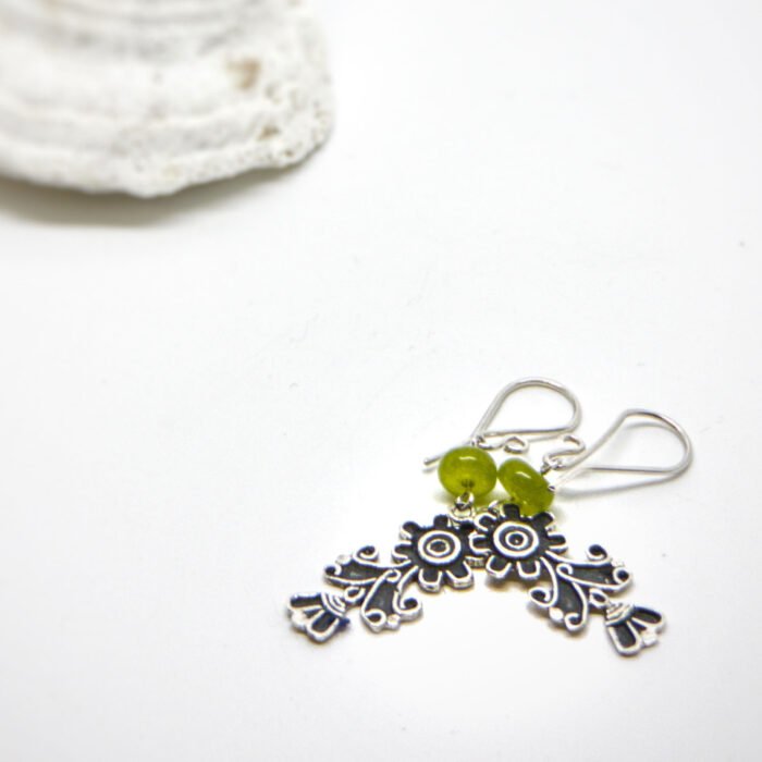Aretes Sello Flor Xochitl