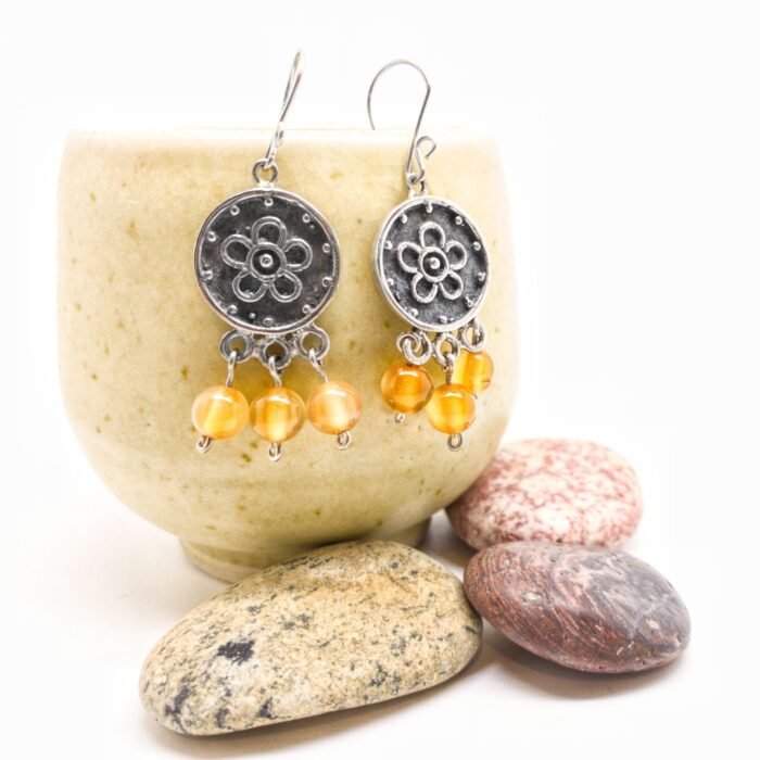 Aretes Nierika Flor