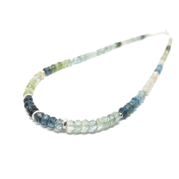 Collar Aguamarinas y Plata