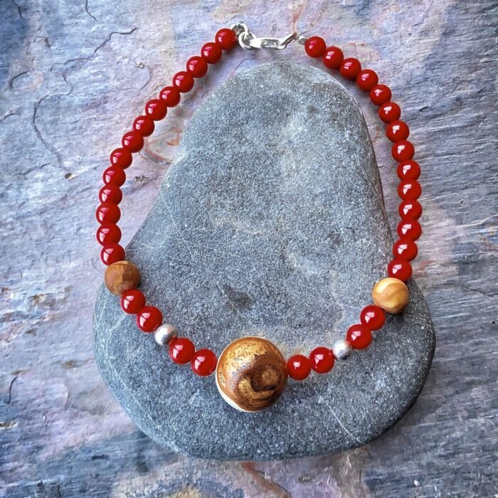 Pulsera de Coral con Jaspe