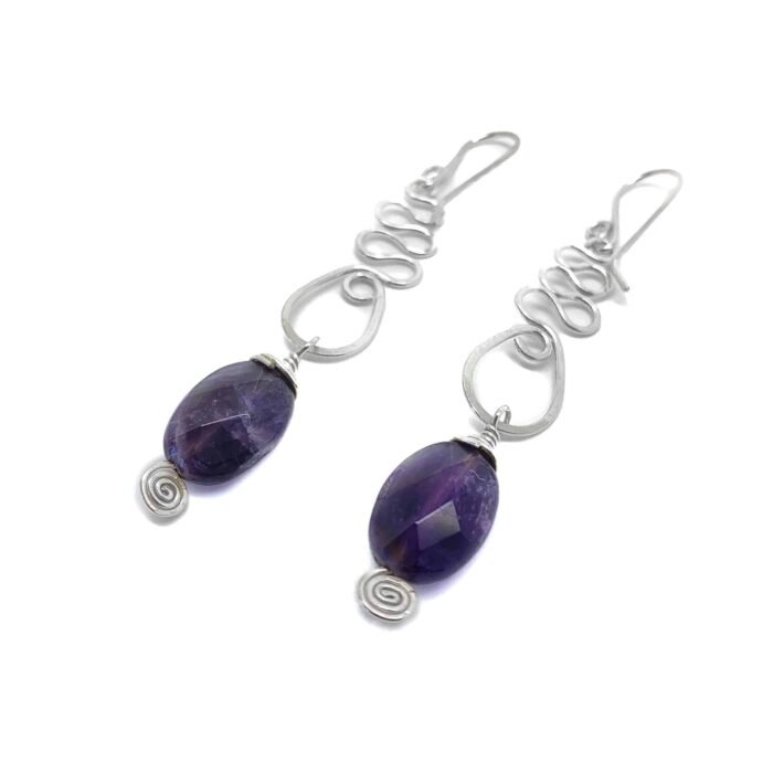 Aretes Dalí Amatista