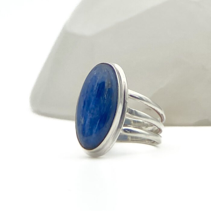 Anillo Kyanita Azul Talla 8.5