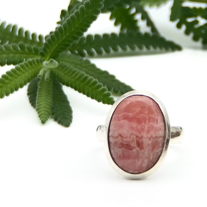 Anillo Rodocrosita Talla 6.5