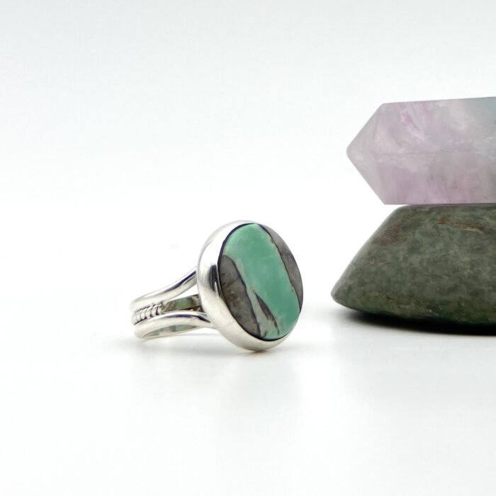 Anillo Variscita Talla 5.5