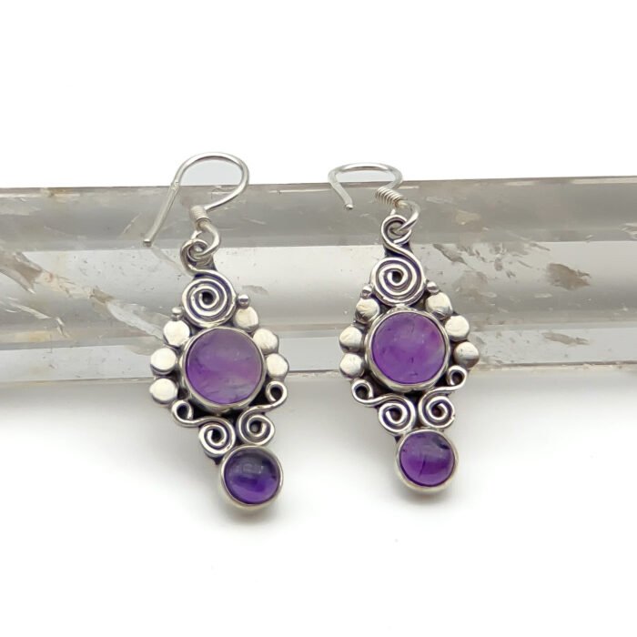 Aretes Amatista